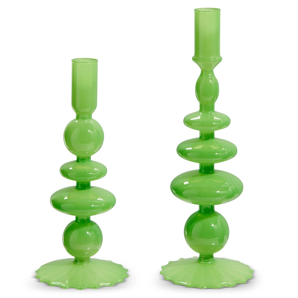 8" Green Candlestick Bauble