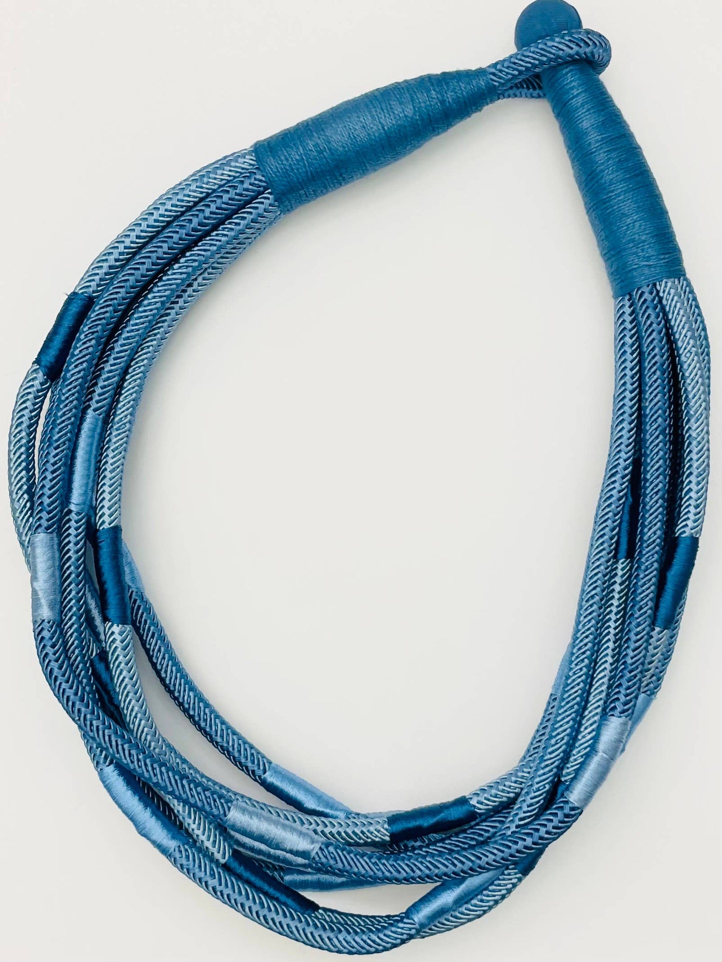 Navy Slub 8-strand Necklace (cobalt/navy)