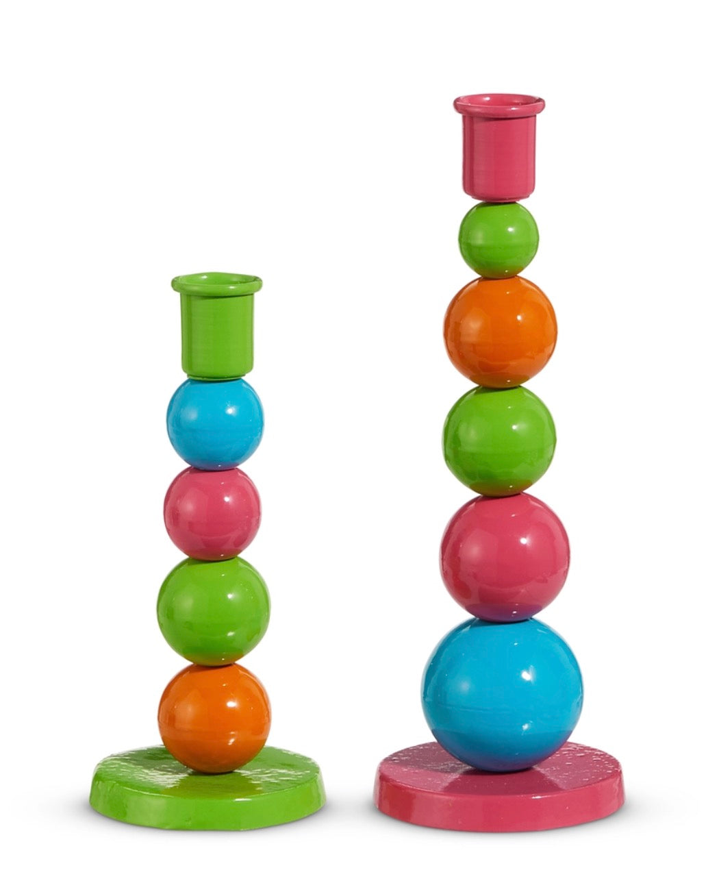 8.5” Bright Bauble Candlestick