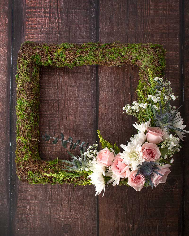 18” Square - Woodland Wicker Wreath