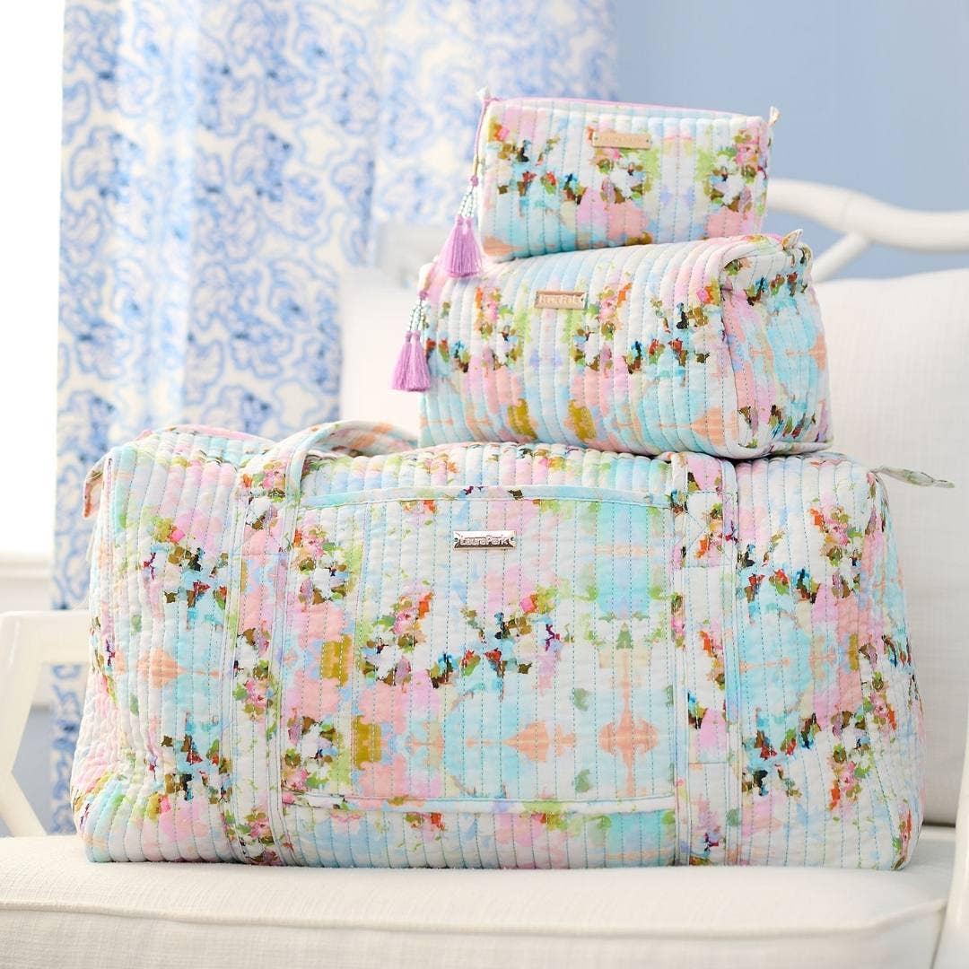 Brooks Avenue Quilted Signature Duffle Bag - Laura Park
