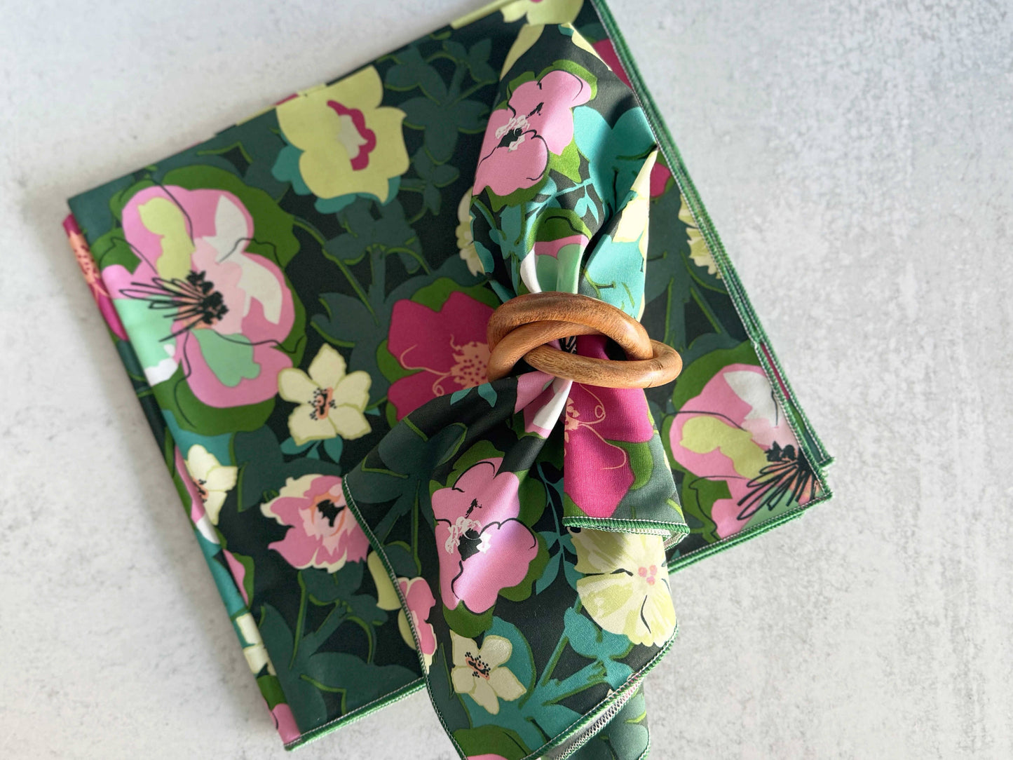 Flower Bloom Cloth Napkins, set of four