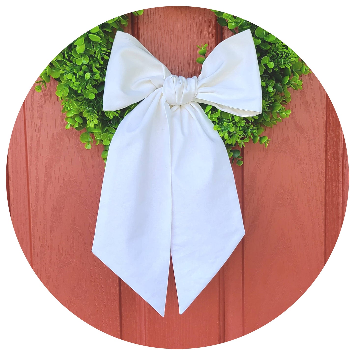 White Linen Blend Sash