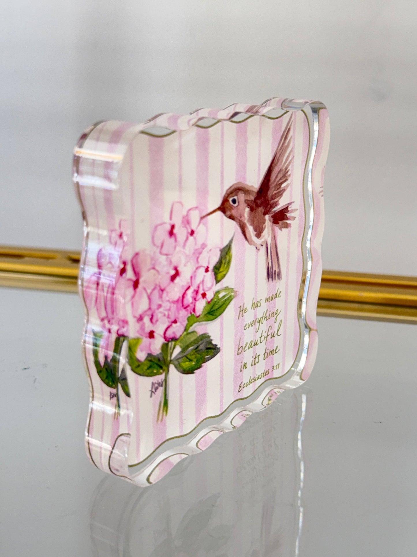 Ecclesiastes 3:11 Acrylic Scripture Block