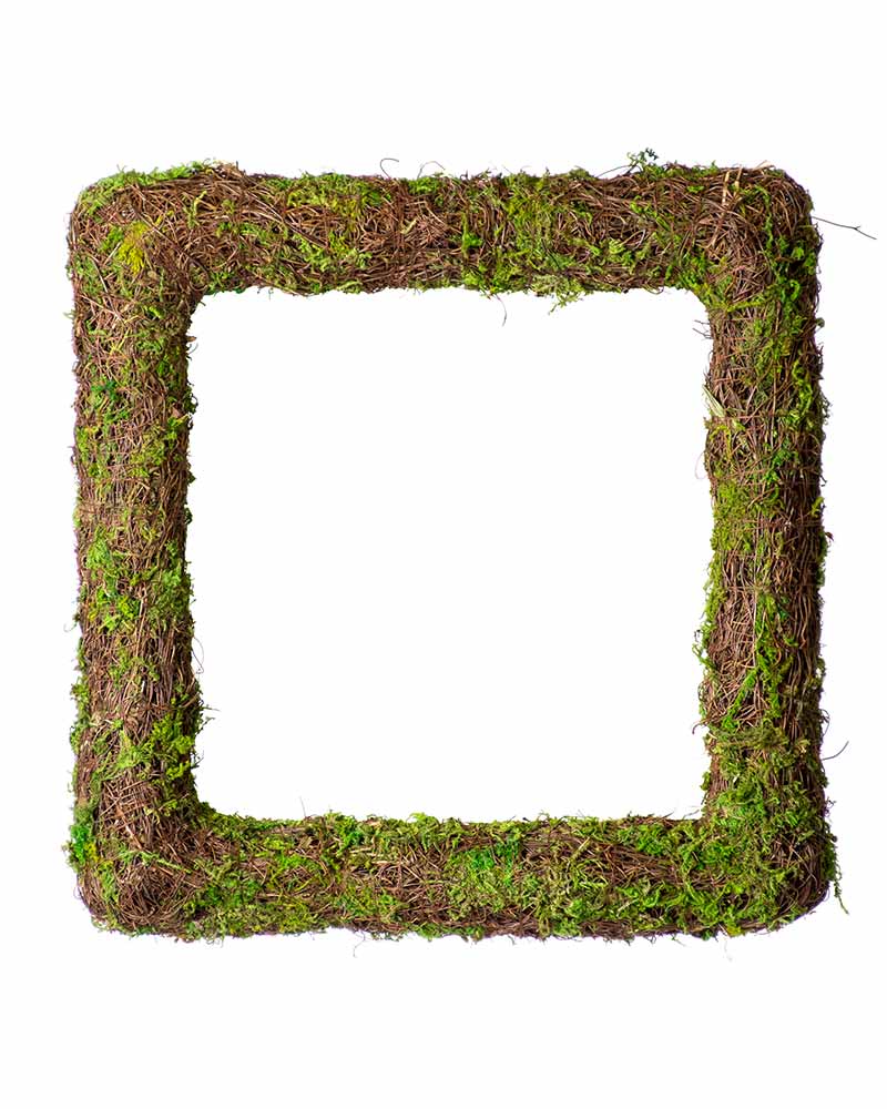 18” Square - Woodland Wicker Wreath