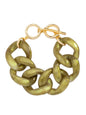 Iridescent Curb Chain Bracelet