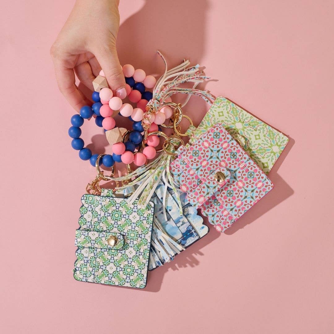 Ocean Breeze Keychain Wristlet Wallet - Laura Park