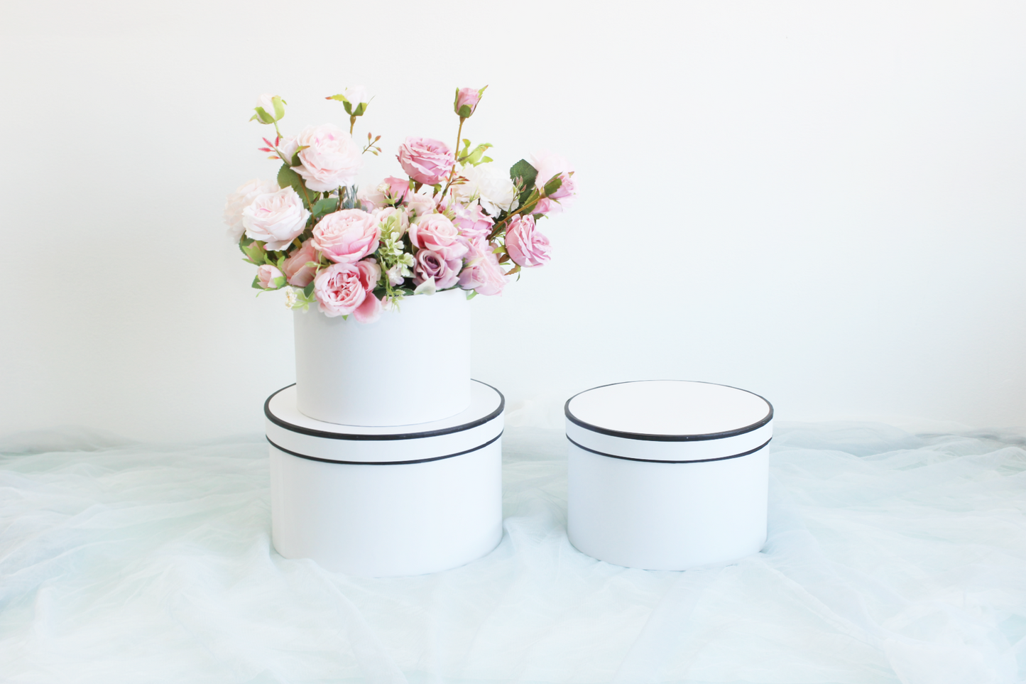 French Inspired Round Flower Box