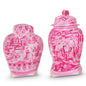 Pink Chinoiserie Container Acrylic Cut Out