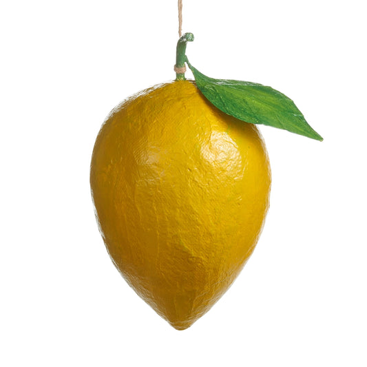 10" Paper Mache Lemon