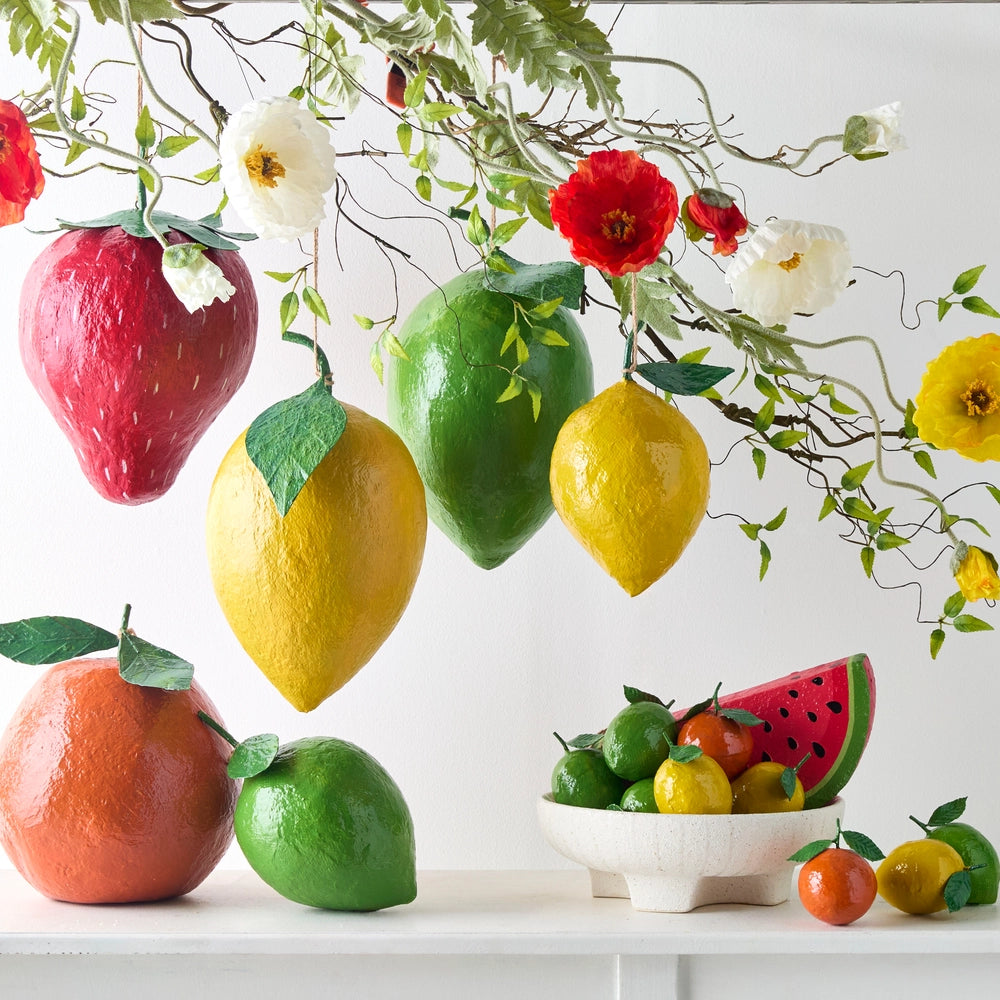 10" Paper Mache Lemon