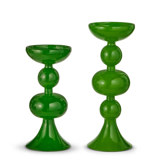 10” Green Candlestick