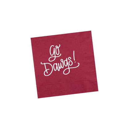 Go Dawgs! (maroon) | Game Day Cups & Napkins (All) 