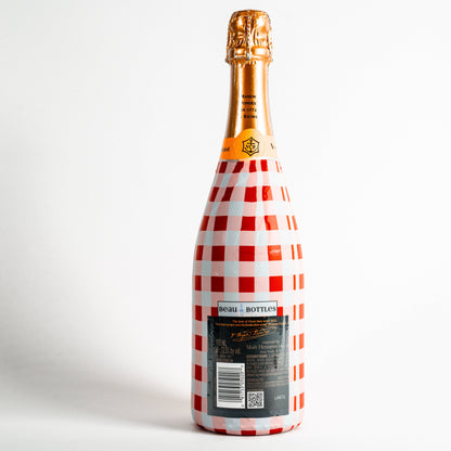 Beau Bottles Red and White Gingham – Champagne Collection