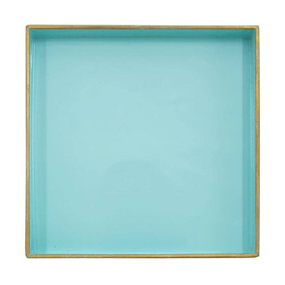 8.5x8.5" Aqua Serenity Plastic Tray