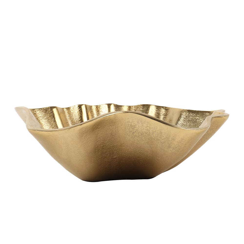 Gold Sculptural Bowl