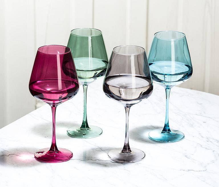 Oversize Red Wine Glass-Burgundy-9"H(18oz)