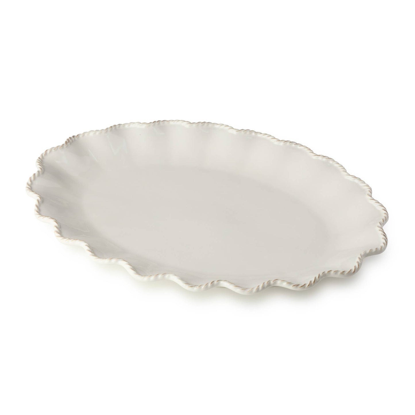 Heritage Oval Platter 16" – Grand Stoneware Statement