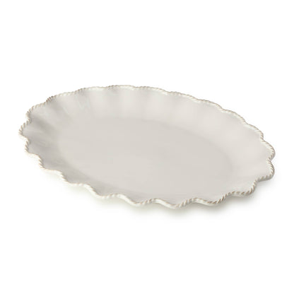 Heritage Oval Platter 16" – Grand Stoneware Statement