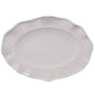 Perlette Cream Melamine Oval Platter 18 in  x 13.5 in