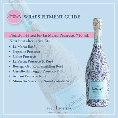 Beau Bottles Colorful Dots- Prosecco Collection