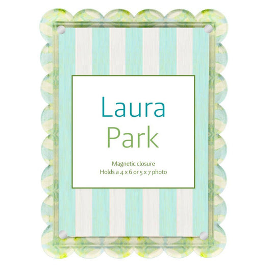 Elephant Falls Scalloped Picture Frame - Laura Park