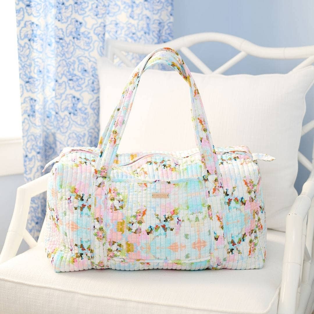 Brooks Avenue Quilted Signature Duffle Bag - Laura Park