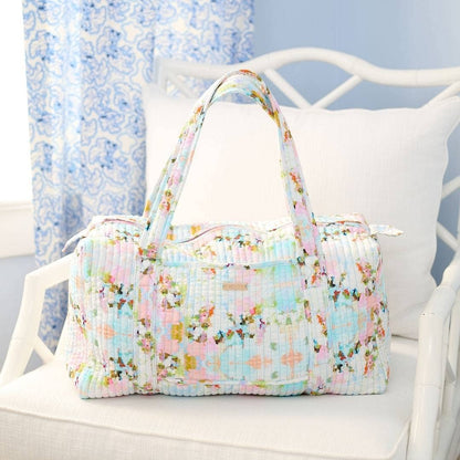 Brooks Avenue Quilted Signature Duffle Bag - Laura Park
