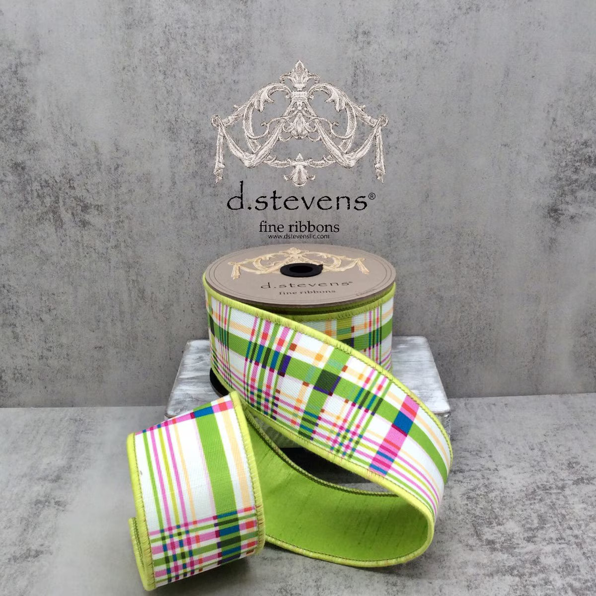 Poplin Colorful Plaid 2.5"x10yds