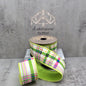 Poplin Colorful Plaid 2.5"x10yds