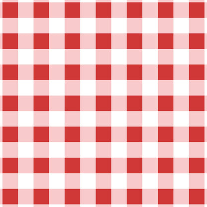 Beau Bottles Red and White Gingham – Champagne Collection