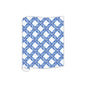 Hand Painted Interlocking Blue Bamboo Table Runner