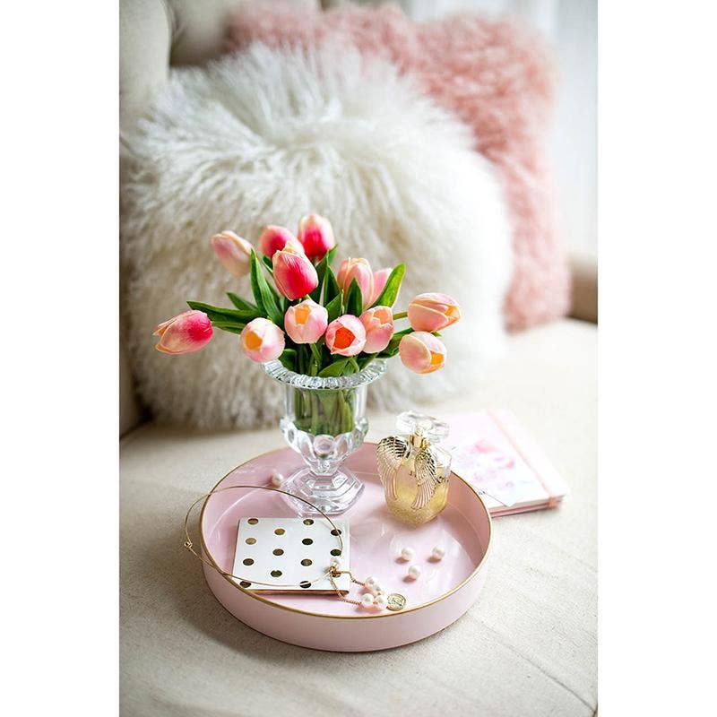 D10" Decorative Tray - Pink