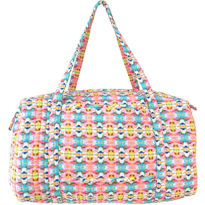 Sumner Pink Weekender Duffle Bag - Laura Park