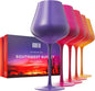 Southwest Sunset Large Colored Wine Glass| Set of 5 | 20 oz