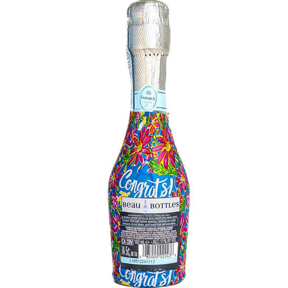 Beau Bottles Preppy Congrats - MINI Prosecco Collection - Six Pack