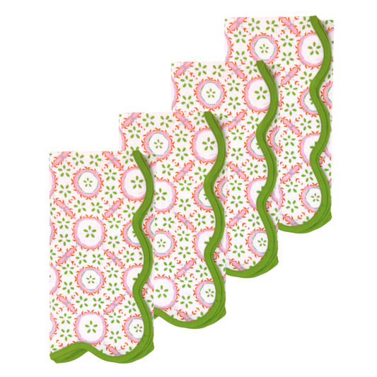 Rosie Scalloped Dinner Napkins - Laura Park