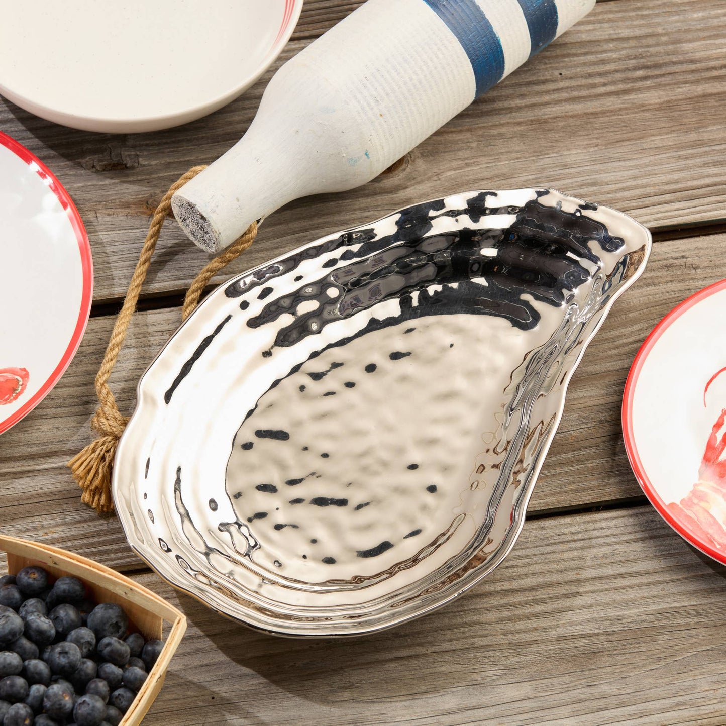 Silver Plated Oyster Platter