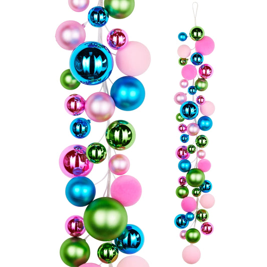 4' Multicolor Ball Garland