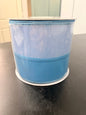 4" X 10 Yds Blue Two Tone Wired Ribbon