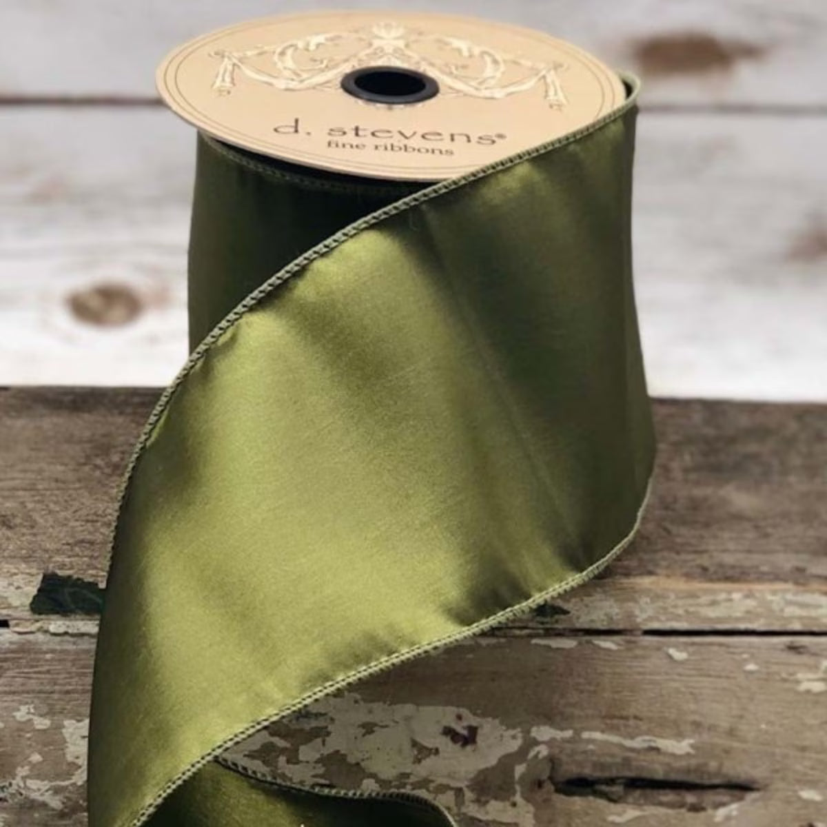 4" x 25yds Simply Taffeta, Sage