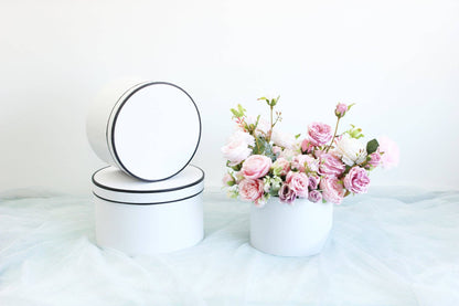 French Inspired Round Flower Box