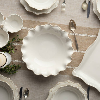 Heritage Stoneware Serving Bowl 13" – Classic & Refined
