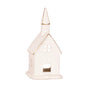 Abington Church Tealight Décor   White/Gold   4x8x4