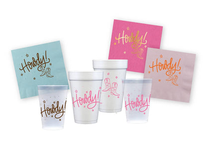 HOWDY! | Cups & Napkins (ALL)