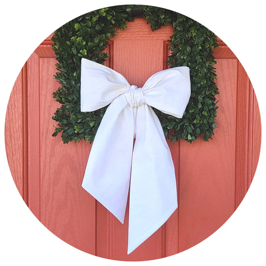 White Linen Blend Sash