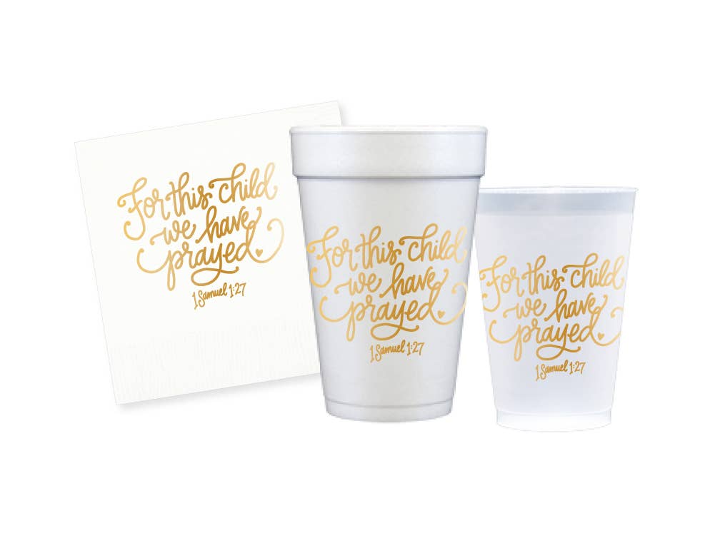 For this Child ... | Baby Cups & Napkins (ALL)