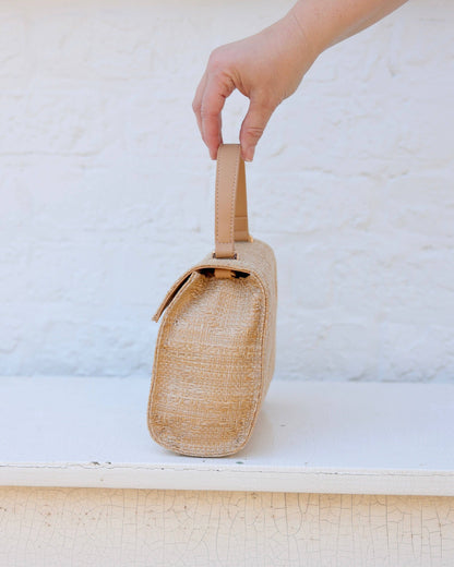 Vivienne Handbag Straw Lattice