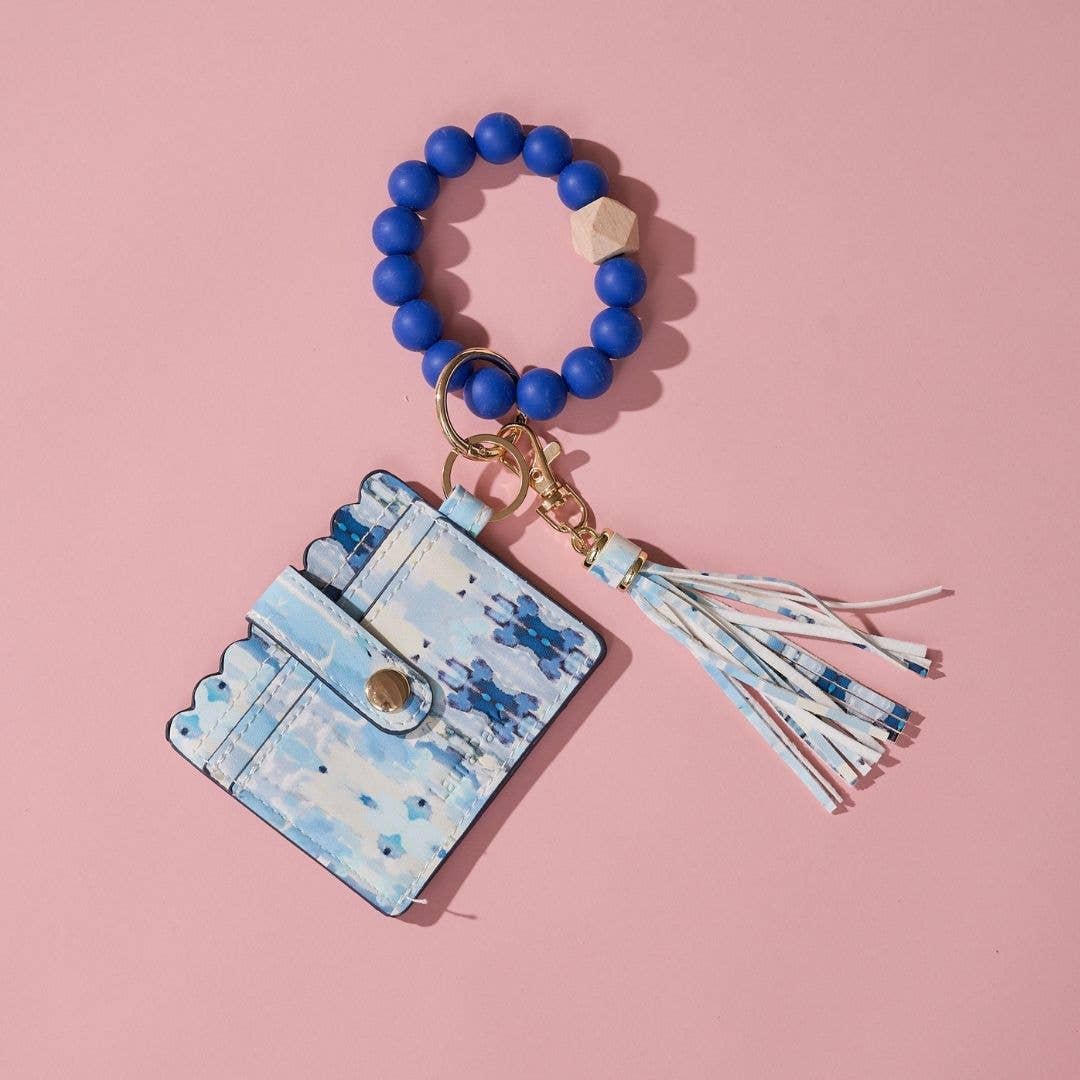 Ocean Breeze Keychain Wristlet Wallet - Laura Park