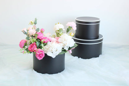 French Inspired Round Flower Box